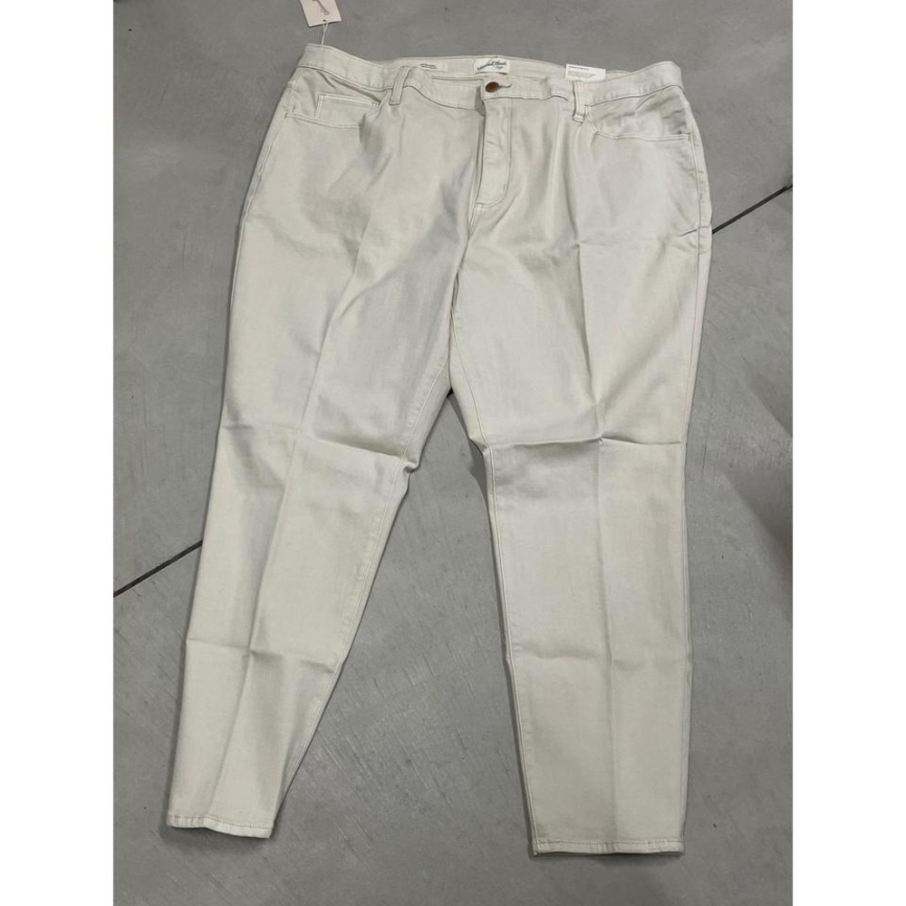Universal Thread Womens High-Rise Skinny‎ Jeans Ecru Off-White 24 Regular NWT